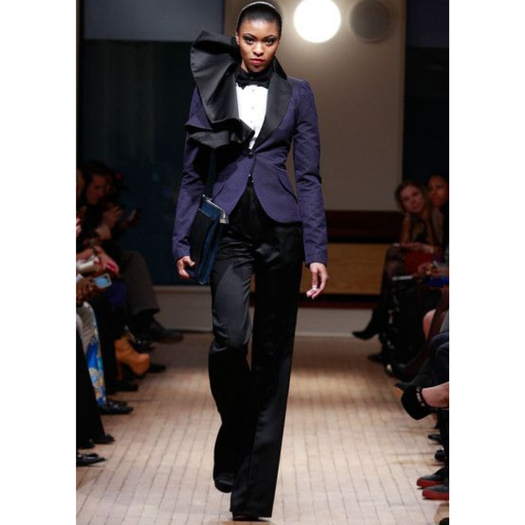 Infinity Jasele at Mercedes-Benz Fashion Week Designer's Collective