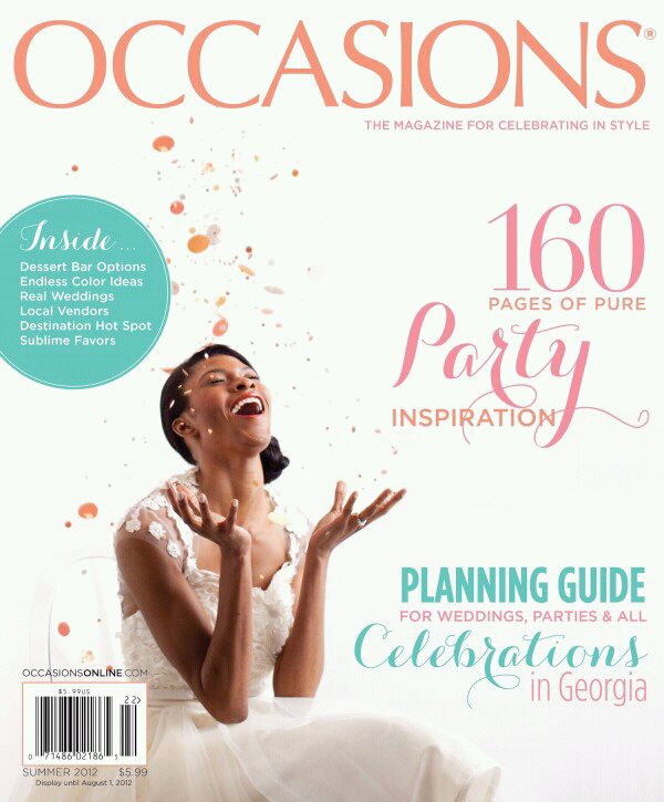 Occasions Magazine summer cover featuring Infinity Jasele
