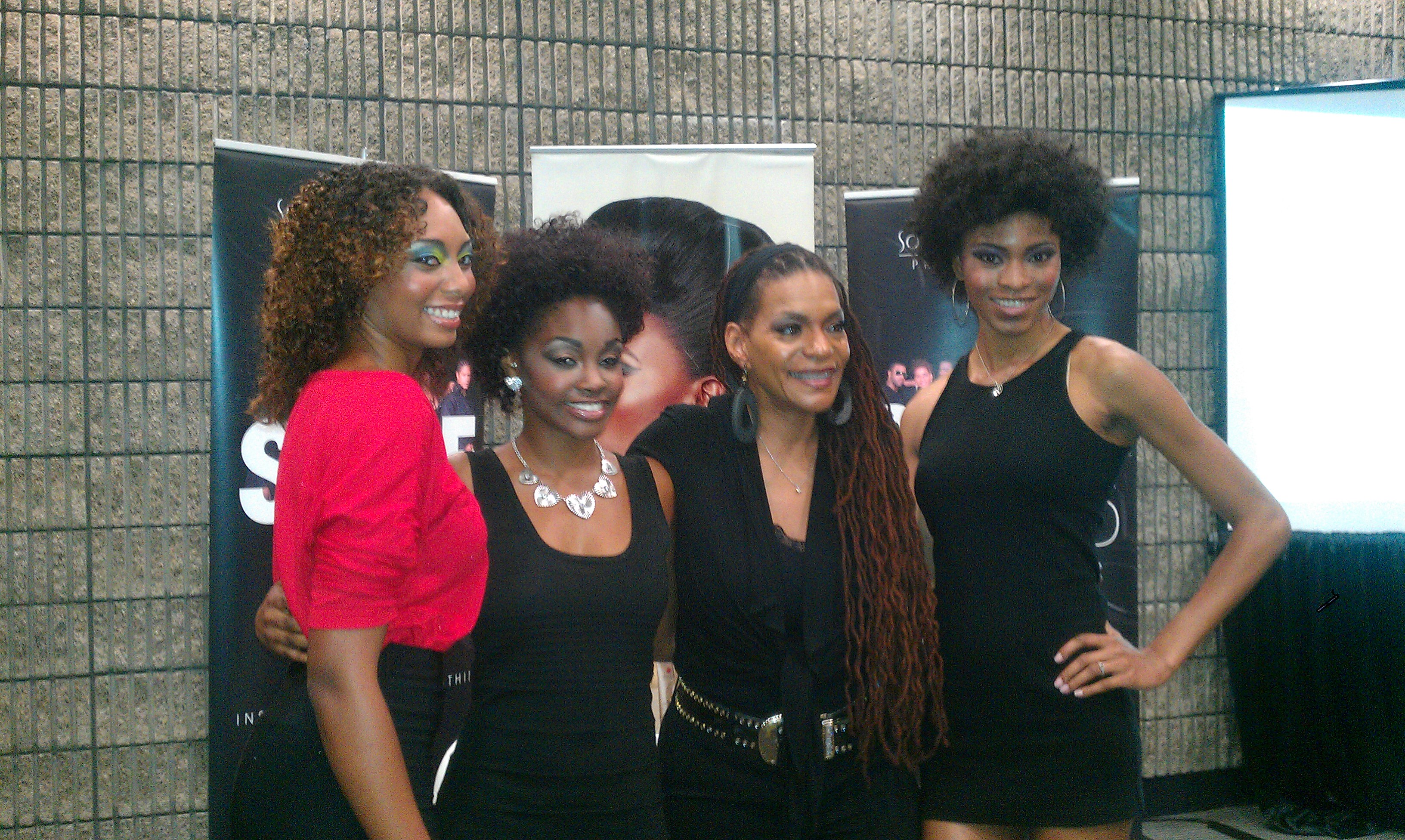 Infinity Jasele in a Soft Sheen Carson hair campaign